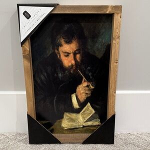 Contemplative Reader Framed Art Print